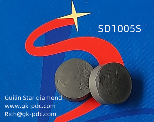 برش الماس پلی کریستالی SD1105 OEM ODM هلو شکل برای مته ها