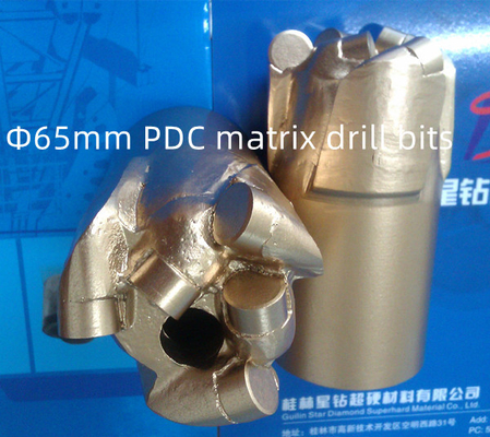 ماتریس گواهی ISO9001 بدنه مته PDC قطر 65 میلی متری استفاده در معدن زغال سنگ