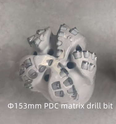 مته سنگ PDC 153 میلی متری، بیت الماس فشرده پلی کریستالی گواهی ISO