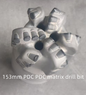مته سنگ PDC 153 میلی متری، بیت الماس فشرده پلی کریستالی گواهی ISO