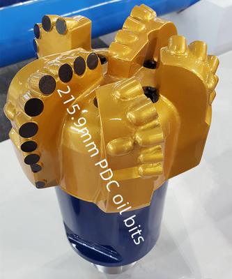 مته نفت PDC 215.9mm برای حفاری میدان نفتی گواهی ISO9001