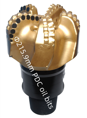 مته نفت PDC 215.9mm برای حفاری میدان نفتی گواهی ISO9001